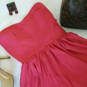 🆕️ Devlin Coral Red Sweetheart Dress